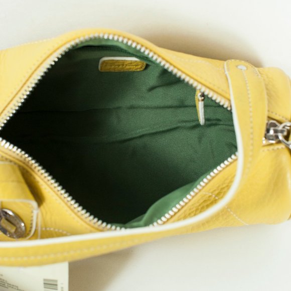 Cole Haan Yellow Mini Roll Village Collection Bag - Picture 5 of 5
